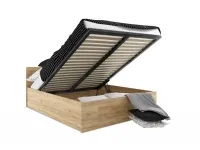 Voodi 160x200 PANAMA tamm kraft tõstemehhanismiga pilt 3