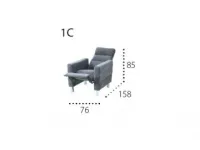 Tugitool METRO 1C recliner pilt 3