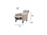 Кресло OSLO 1C recliner pilt 3