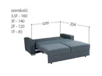 Кресло-кровать TOGO 1F pilt 3