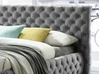 Кровать 160x200 NIZZA серая pilt 5