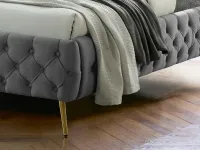 Кровать 160x200 NIZZA серая pilt 4