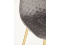 Стул J934 серый бархат - золотой pilt 4