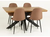 Стул J934 коричневый - черный pilt 5