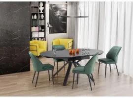 Pikendatav laud VERTIGO must marmor