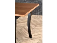Стол раздвижной WINDSOR дуб / черный pilt 6