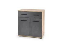 Комод LIMA KM-1 дуб вотан и серый pilt 2