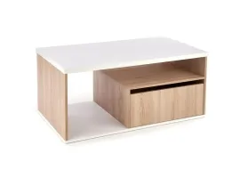 Журнальный стол PANTERA дуб сонома - белый