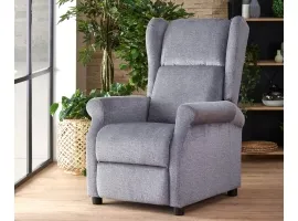 Кресло AGUSTIN-M recliner с функцией массажа - Серый