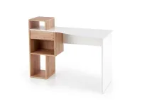 Стол письменный CONTI золотой дуб - белый pilt 3