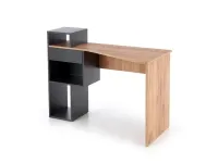Стол письменный CONTI антрацит и дуб вотан pilt 3