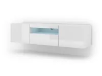 TV стол AURA W 150 белый pilt 3