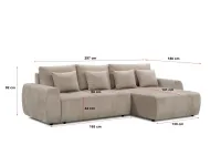 Угловой диван-кровать LARA M84 pilt 3