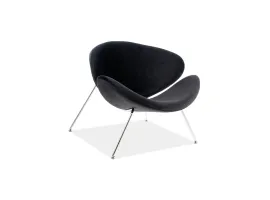 Кресло MAJOR черный вельвет