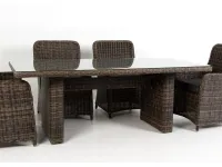 Комплект SICILY 6+1 темно-коричневый pilt 4