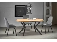 Стол раздвижной PERONI дуб-черный pilt 3