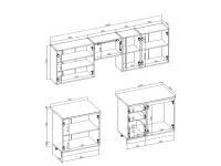 Кухня ELIZABETH 240 белый pilt 4