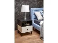 Тумбочка SILVIA черно-белый pilt 6