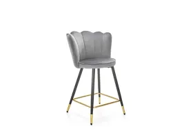 Барный стул низкий H-106 серый