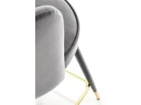 Барный стул низкий H-106 серый pilt 5