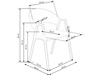 Стул K473 серый pilt 5