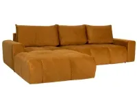 Угловой диван-кровать ATLANTIC MEGA Monolith 48 желтый pilt 3