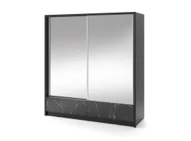Шкаф-купе ARIA II 200 черный мрамор