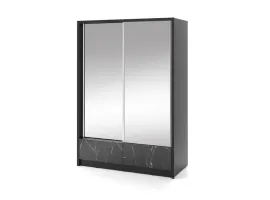 Шкаф-купе ARIA II 150 черный мрамор