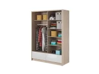 Шкаф-купе ARIA II 150 черный мрамор pilt 3