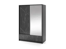 Шкаф-купе ARIA I 150 черный мрамор