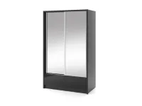 Liugustega kapp ARIA II 130 must pilt 2