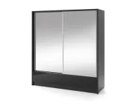 Liugustega kapp ARIA II 200 must pilt 2