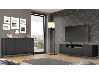 Комод DIUNA 3D Черный pilt 7