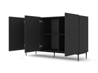 Комод DIUNA 3D Черный pilt 3