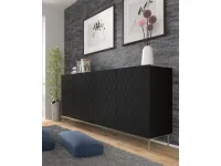 Комод DIUNA 4D Черный pilt 5