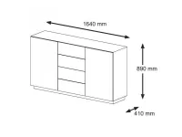 Комод AURA 2D4S pilt 6