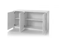 Kummut TORINO 3P valge/hall pilt 4