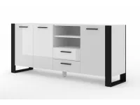 Kummut NUKA D valge - must pilt 2