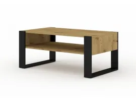 Журнальный стол NUKA F дуб артисан - черный