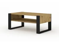 Diivanilaud NUKA F tamm artisan - must pilt 2