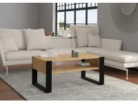 Diivanilaud NUKA F tamm artisan - must pilt 3