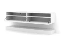 TV стол DUO 160 белый pilt 4