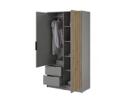 Шкаф NELLY 2D с зеркалом pilt 4