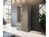 Шкаф NELLY 2D с зеркалом pilt 2