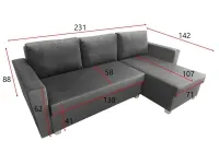 Угловой диван-кровать MESSI K-04 pilt 7