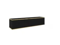 TV стол ORO MDF 135 черный pilt 3