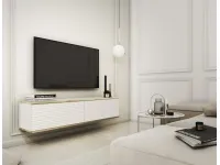 TV стол ORO MDF 135 белый pilt 2