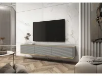 TV стол ORO MDF 175 серый pilt 2