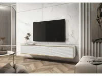 TV стол ORO MDF 175 белый pilt 2