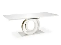 Стол раздвижной GALARDO белый-золотой pilt 8